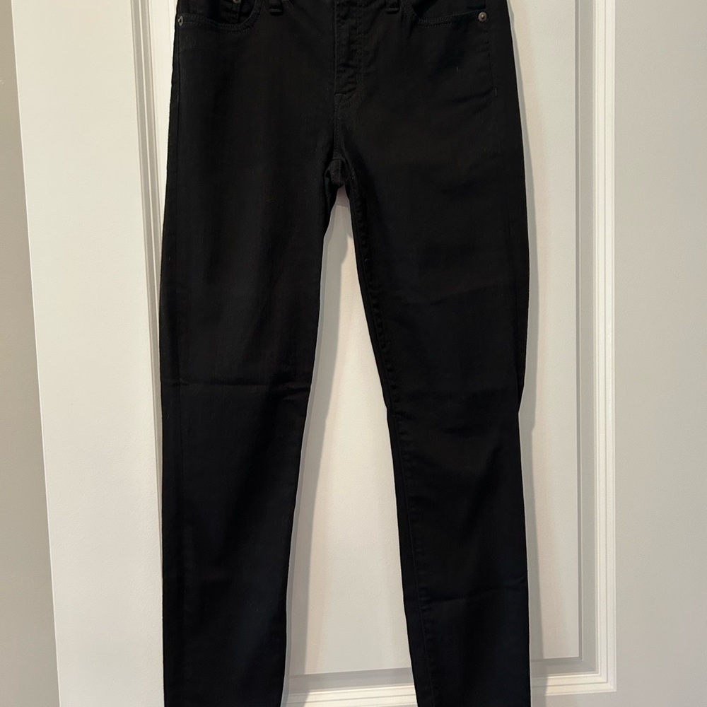 J. Crew Women's Classic Black Skinny Jeans Size 27